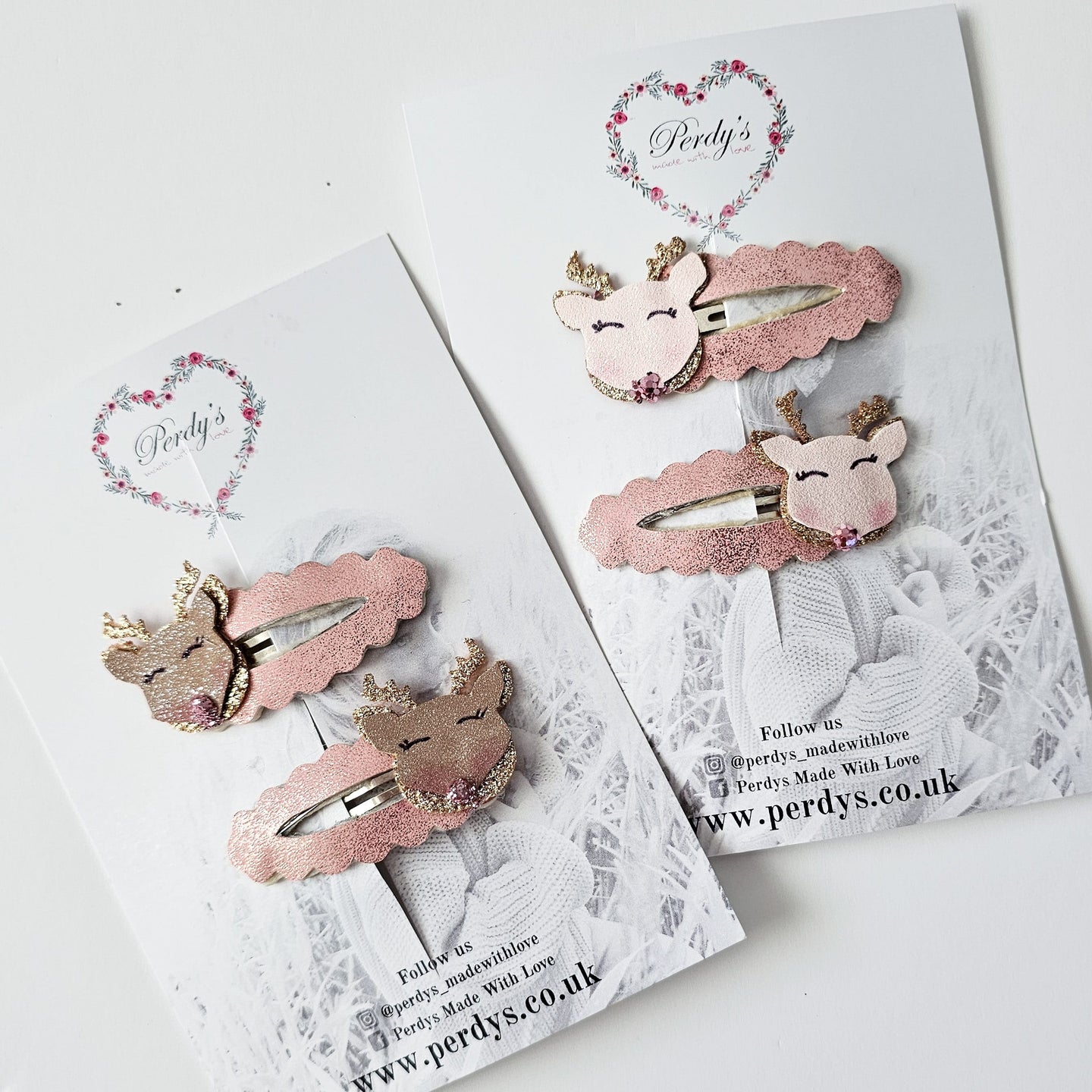 Super Cute Reindeer Snap Clips