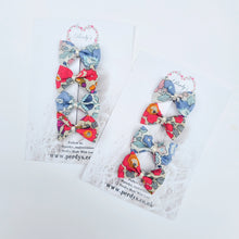 Load image into Gallery viewer, Set of Four Mini Liberty Bow Clips