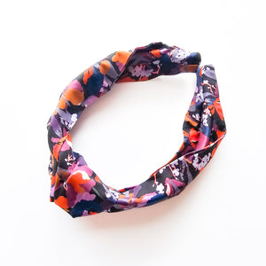 Liberty of London Camo Flower Tana  Lawn Knotted Headband