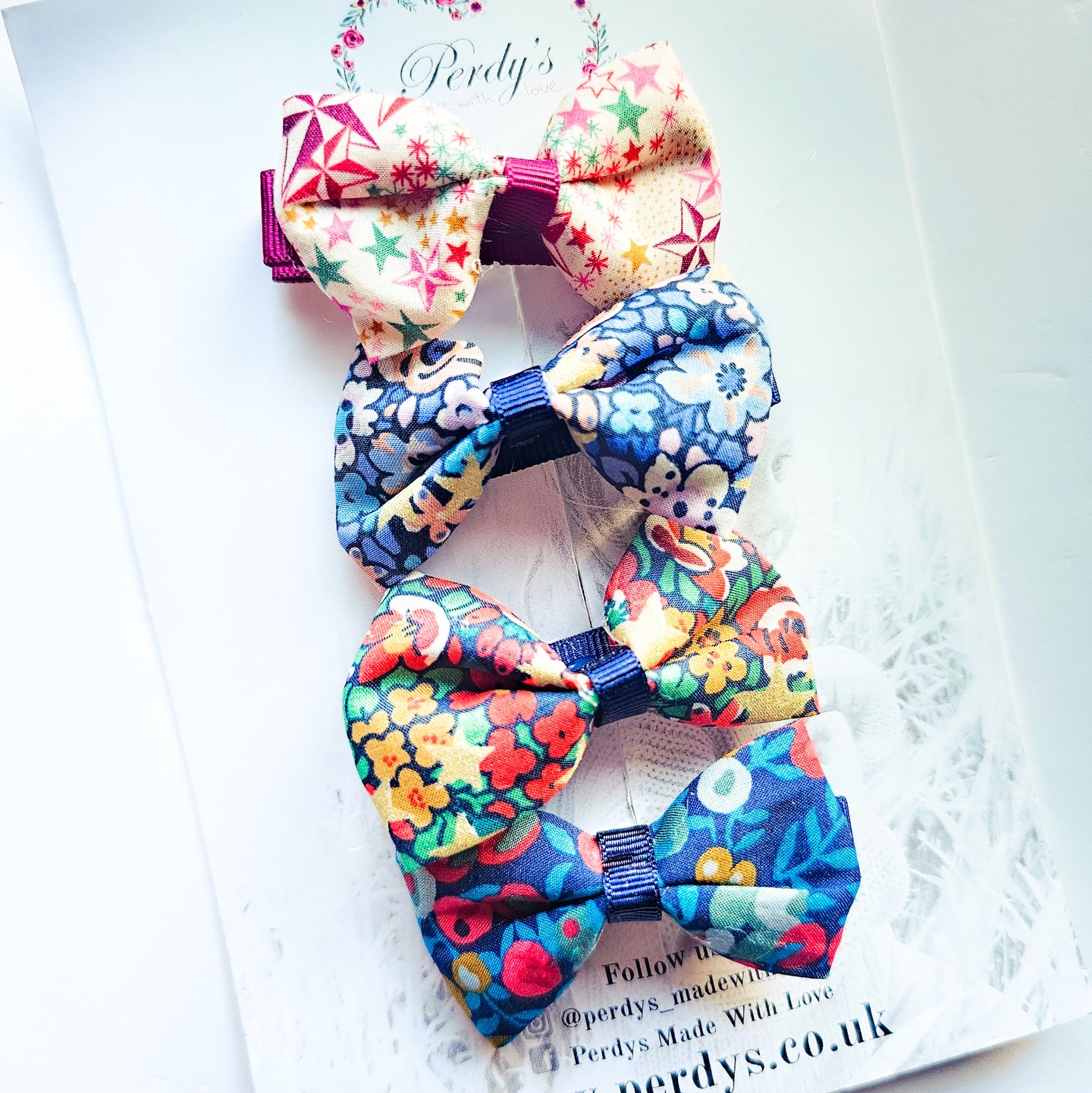 Limited Edition Liberty Christmas Print Mini Bows