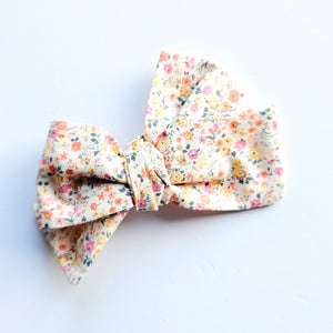 New Spring Floral Bow