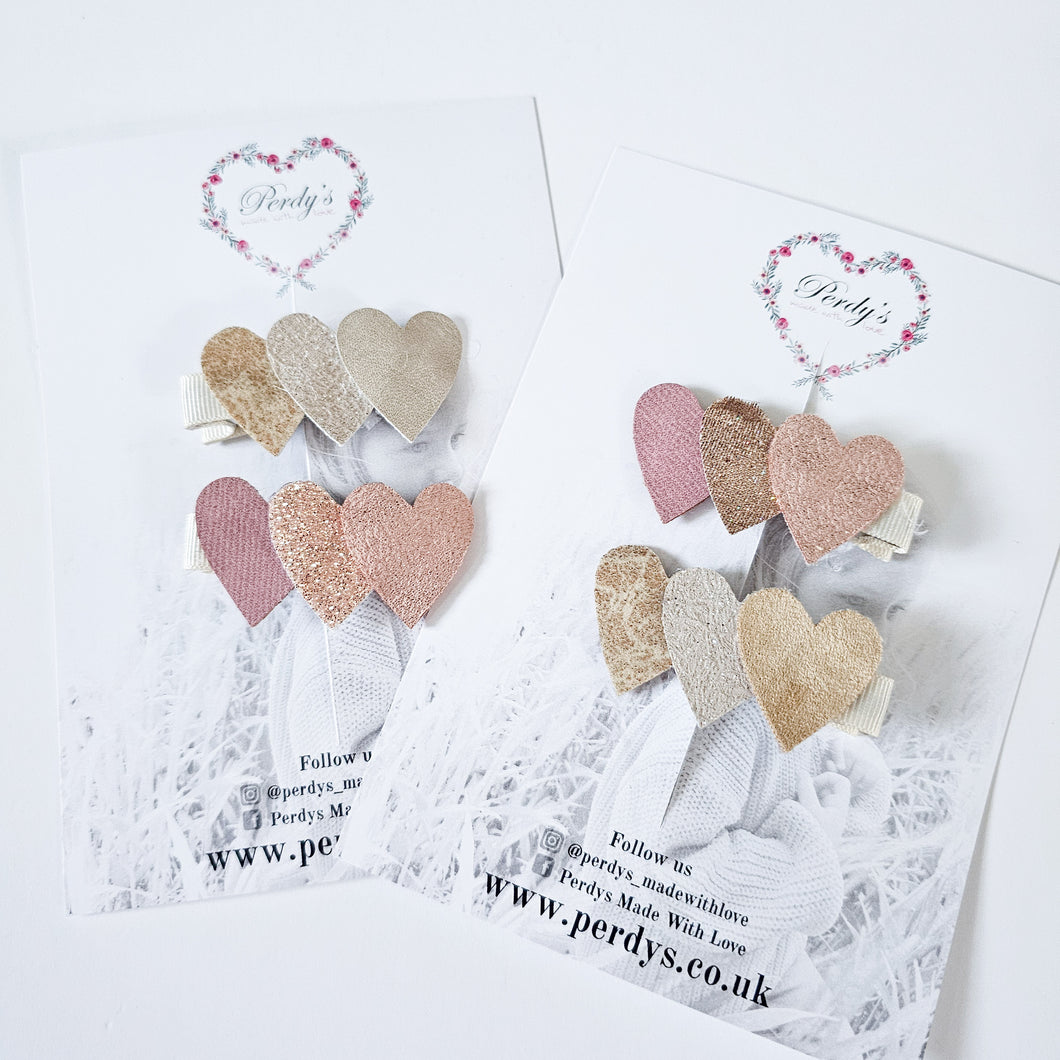 Limited Edition Heart Duo Clips