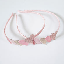 Load image into Gallery viewer, Limited Edition  Pretty in Pink Heart Alice Band