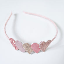 Load image into Gallery viewer, Limited Edition  Pretty in Pink Heart Alice Band