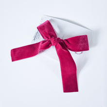 Load image into Gallery viewer, Stunning Oversize Pink long tailed Velvet Bow