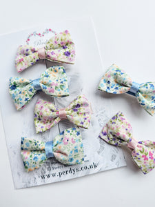 Super Pretty Floral Mini Bow Set