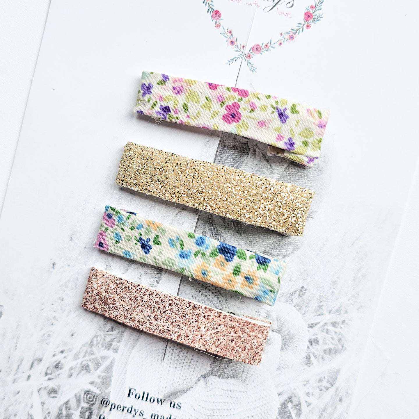 Beautiful Fabric Fringe Clips