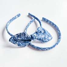 Load image into Gallery viewer, Blue Floral Alice Band