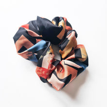 Load image into Gallery viewer, Silky Warm Tones Scrunchie