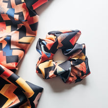 Load image into Gallery viewer, Silky Warm Tones Scrunchie