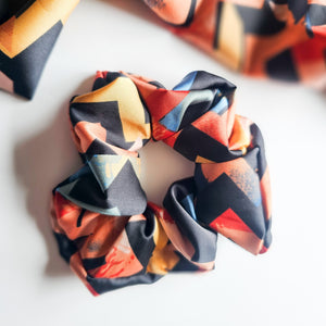 Silky Warm Tones Scrunchie