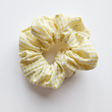 Load image into Gallery viewer, Handmade Yellow School Scrunchie