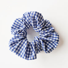 Load image into Gallery viewer, Handmade Royal Blue School Scrunchie