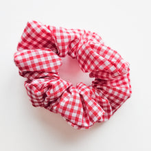 Load image into Gallery viewer, Handmade Red School Scrunchie