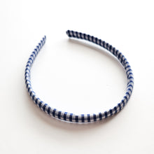 Load image into Gallery viewer, Navy Gingham Alice Band