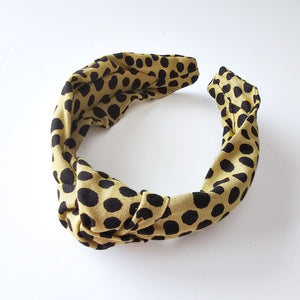 Cheetah print Knotted Headband