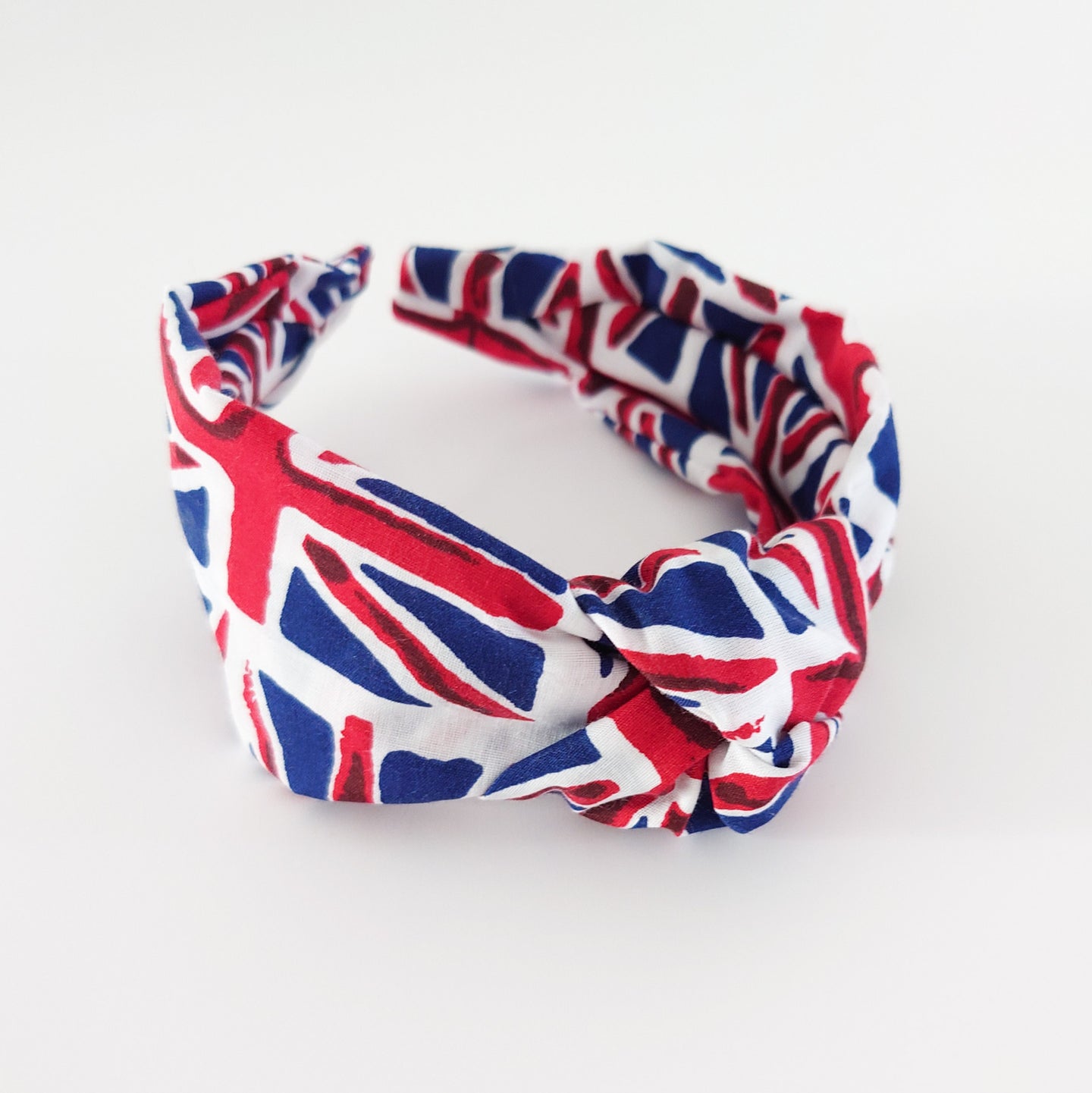 Union Jack Knotted Headband