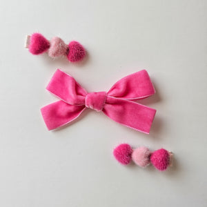 Stunning Velevt Pink Bow