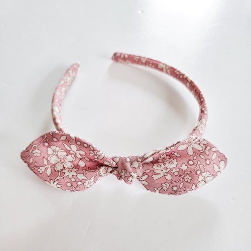 Pink Liberty Knot Bow Alice Band