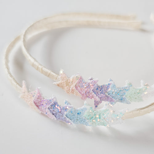 Pastel Rainbow Star Alice Bands