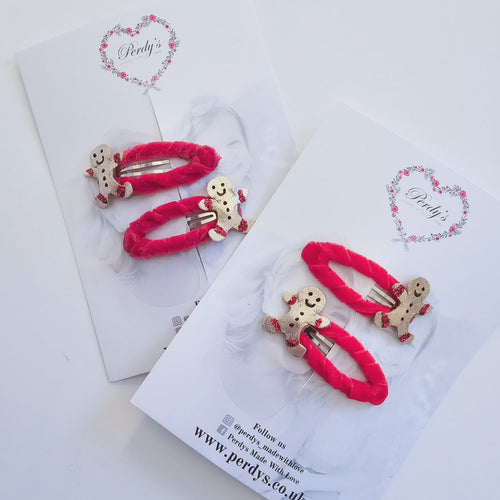 Gingerbread Red Velvetv Snap Clips