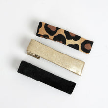 Load image into Gallery viewer, Luxury leopard print Fringe clip set