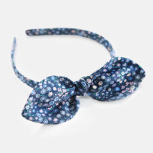 Load image into Gallery viewer, Liberty Cooper Dance B Blue Bow Alice Band