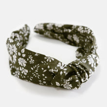 Load image into Gallery viewer, Liberty Olive Capel L Knotted Headband