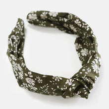 Load image into Gallery viewer, Liberty Olive Capel L Knotted Headband