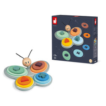 Load image into Gallery viewer, Janod Sweet Cocoon Butterfly Shape Sorter