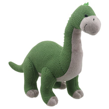 Load image into Gallery viewer, Extra Large Knitted Brontosaurus Dinosaur by Wilberry