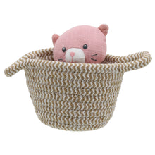 Load image into Gallery viewer, Pink Cat in Basket by Wilberry