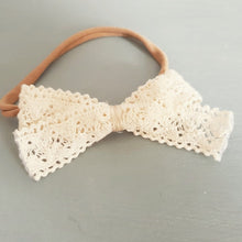 Load image into Gallery viewer, Crochet Ribbon Bow