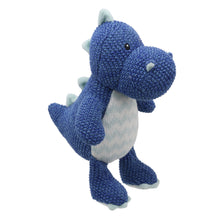 Load image into Gallery viewer, Knitted Blue Dragon by Wilberry