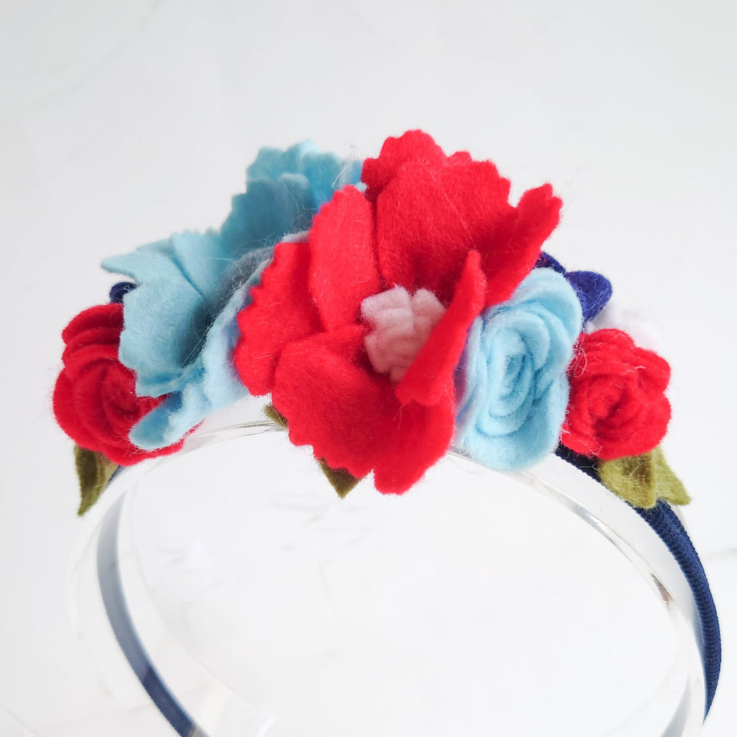 Coronation Themed Flower Crown