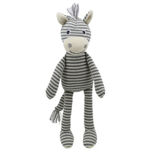 Load image into Gallery viewer, Knitted Zebra by Wilberry