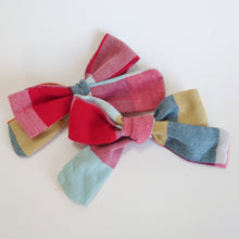 Load image into Gallery viewer, Autumn Check Handtied Bows