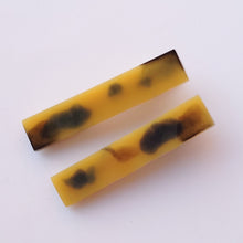 Load image into Gallery viewer, Duo of Tortoise Shell inspired resin hair clips