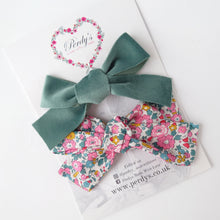 Load image into Gallery viewer, Pink Liberty Duo Bow Set