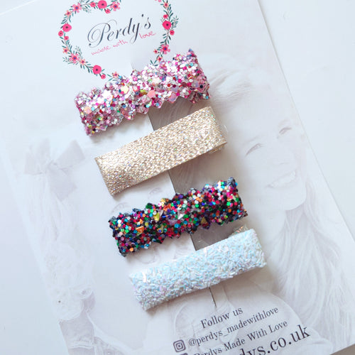 Beautiful Sparkly Fringe Clips
