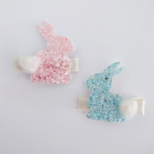 Load image into Gallery viewer, Glitter Bunny Clips