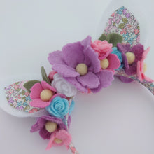 Load image into Gallery viewer, Beautiful Liberty of London Easter Felt Flower Alice Band