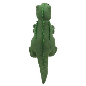 Extra large Knitted Green T-Rex Dinosaur by Wilberry