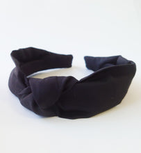 Load image into Gallery viewer, Liberty of London Black Knotted Headband