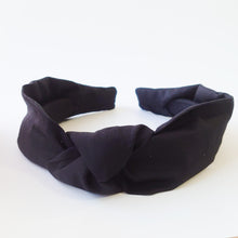 Load image into Gallery viewer, Liberty of London Black Knotted Headband