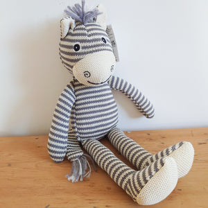 Knitted Zebra by Wilberry
